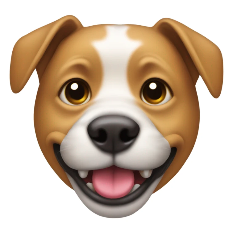 dog with ball in mouth sticker