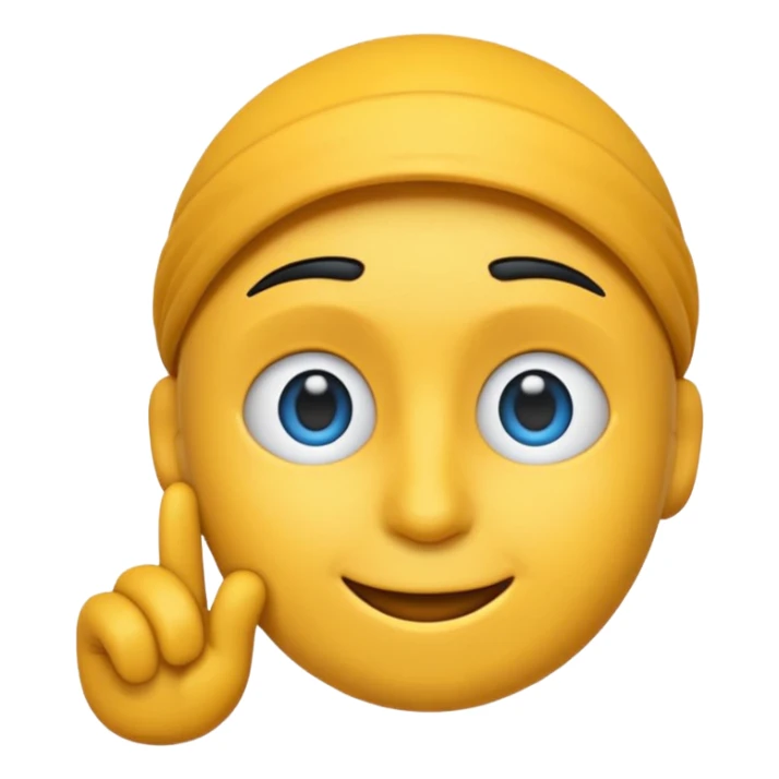 Bu mavi tikin aynısını emojiye cevirirmisin sticker