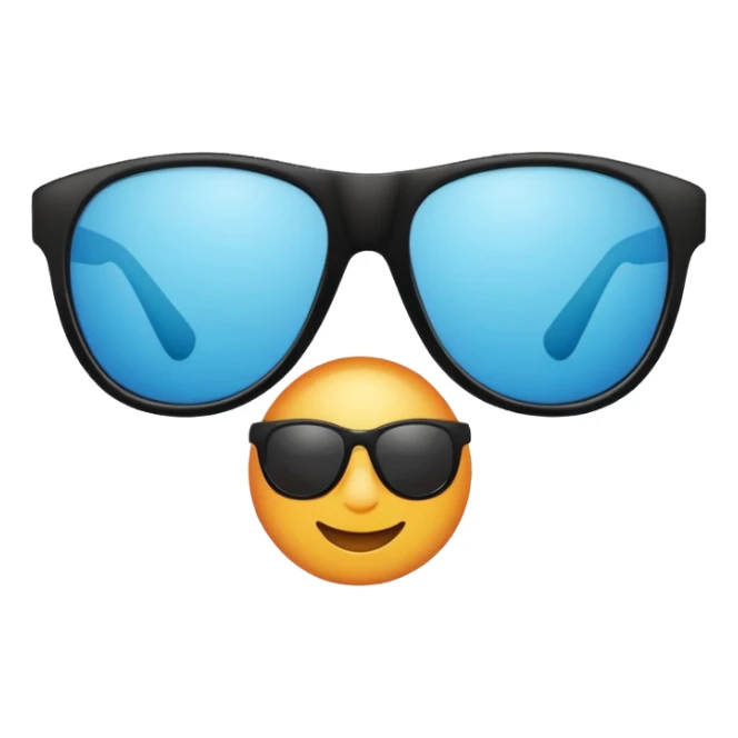 Sunglasses with the number 67 on them sticker