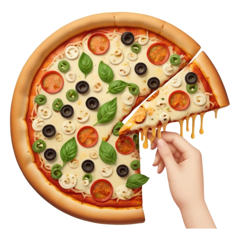 a fart eating vegan food pizza sticker