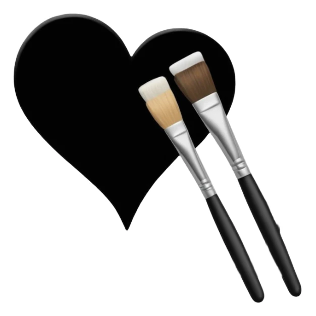 Visualize on-brand content — instantly. black white pallete preferred. brush painting on a canvas. app icon. sticker