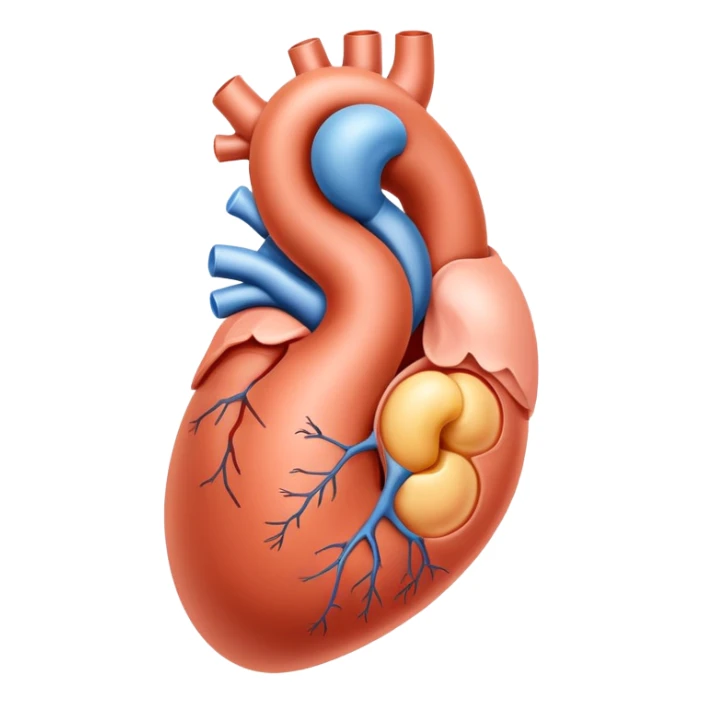 A symbolic male reproductive system, abstract medical illustration sticker