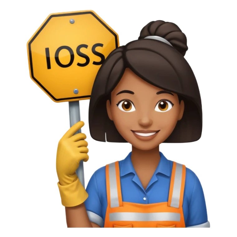 Street Sign Maker black woman sticker