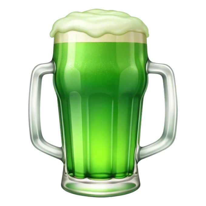 A pint of green beer for St. Patty’s Day  sticker