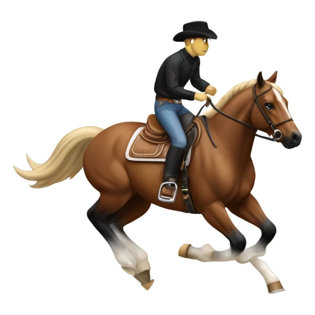 quarter horse reining sliding stop sticker