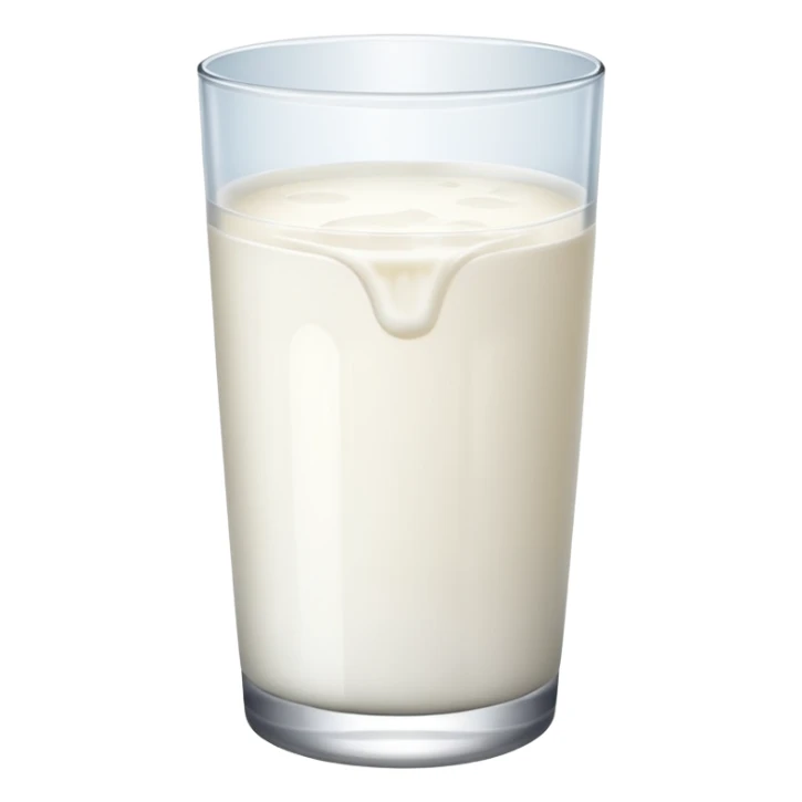 Glass of milk sticker