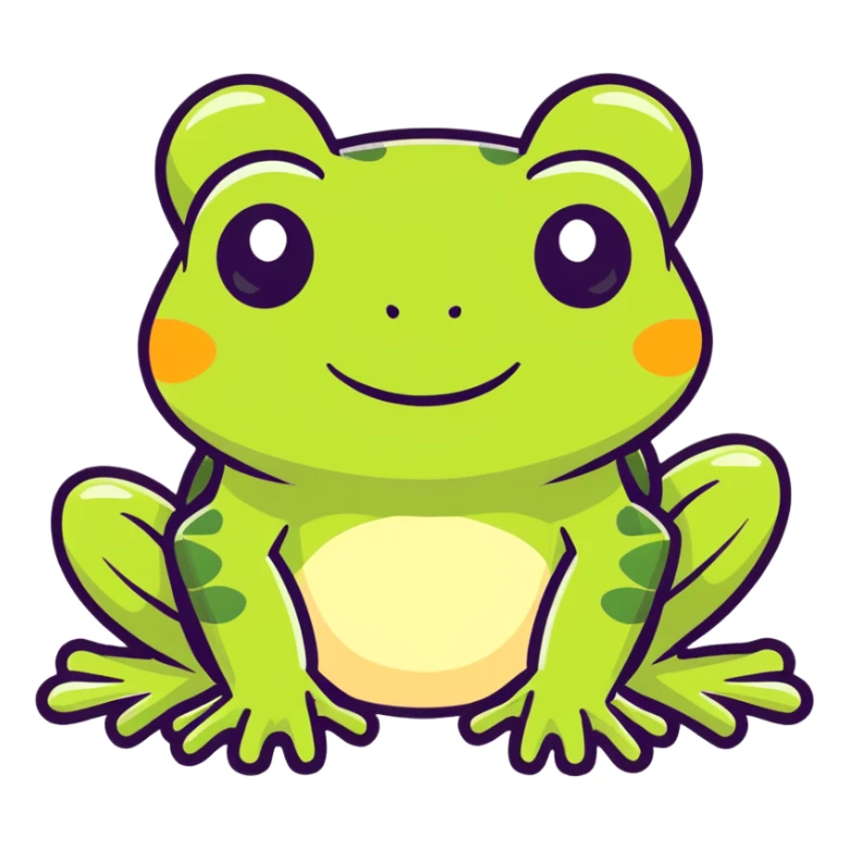 cute little froggy honk shoo mimimimimi sticker