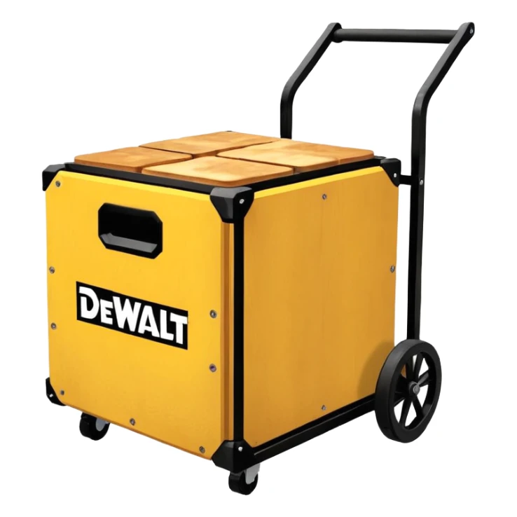 diy wood cube pancake cart plans for dewalt compressor wooden cube sticker