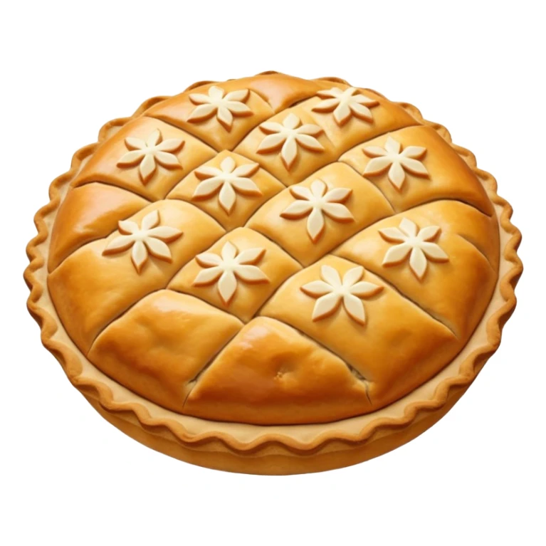 Karelian pasty with cream on top r sticker