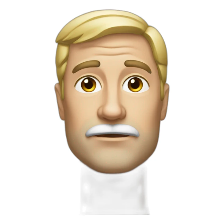 a stupid German who is so serious about justice and liberalism sticker