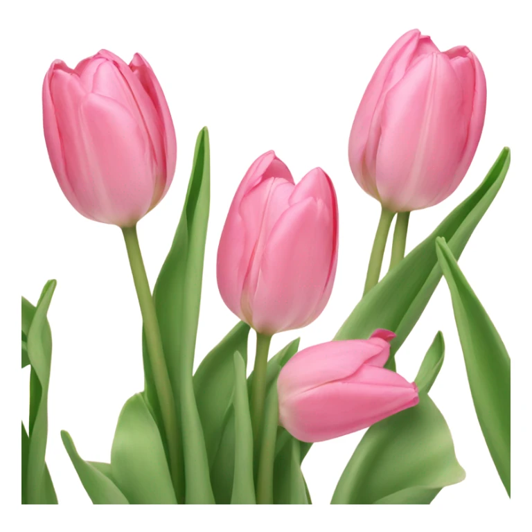 background of light pink tulips sticker