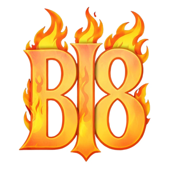 Can you make a banner that says PYRO in gothic letters, the letters should also be on fire  sticker