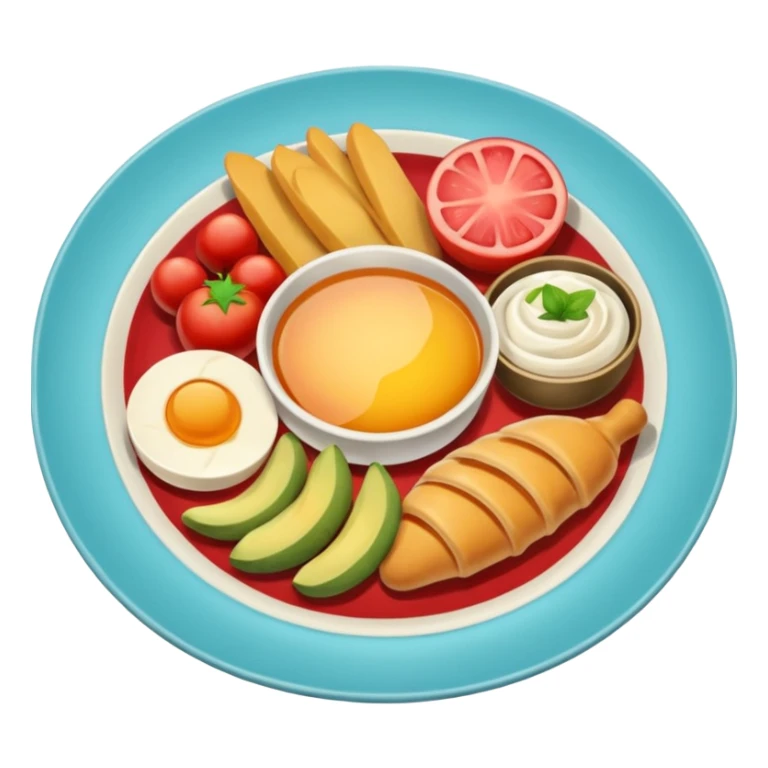 emoji for food service sticker