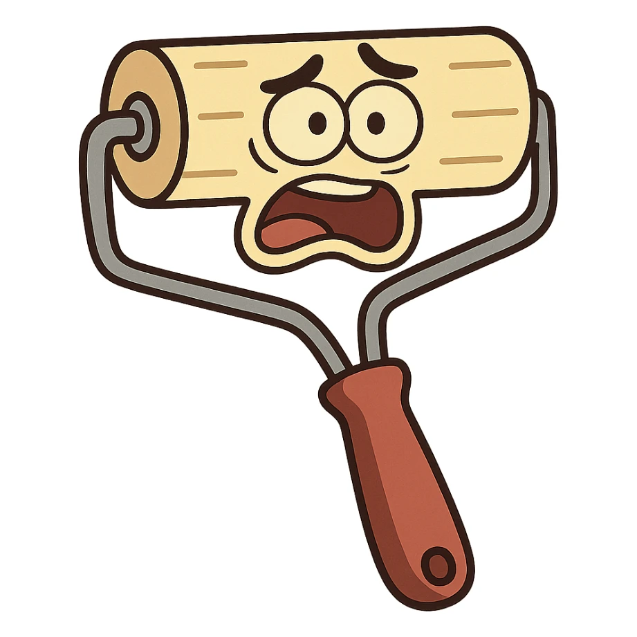 paint roller sticker
