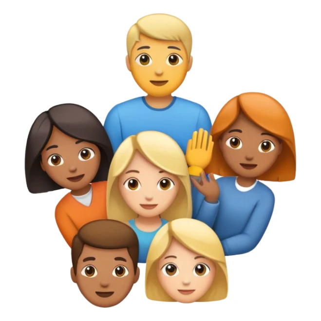 give me an icon that would represent a website that comencts to other people sticker