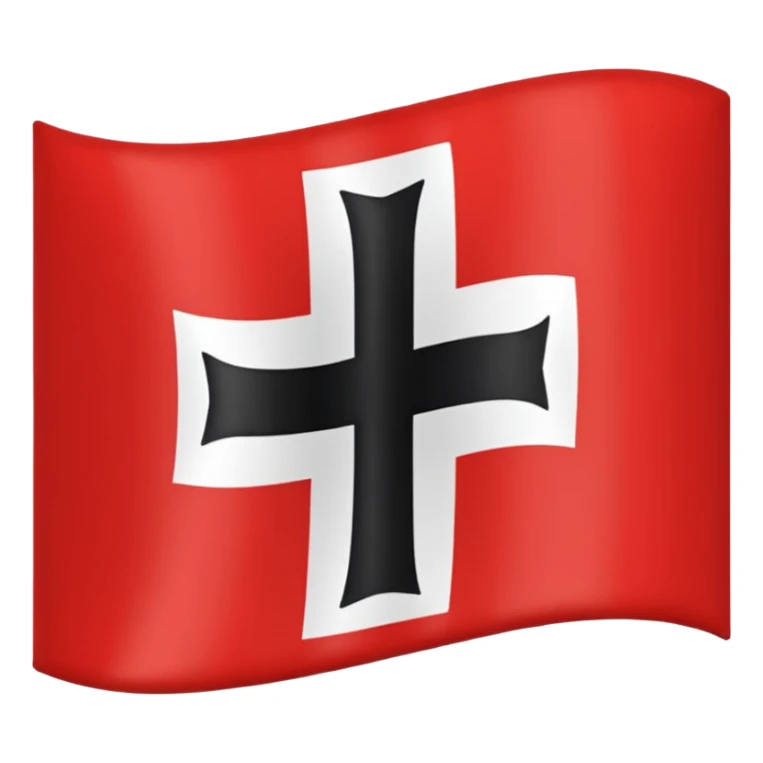 Erstelle mir ein Emoji von einer Reichsflagge  sticker