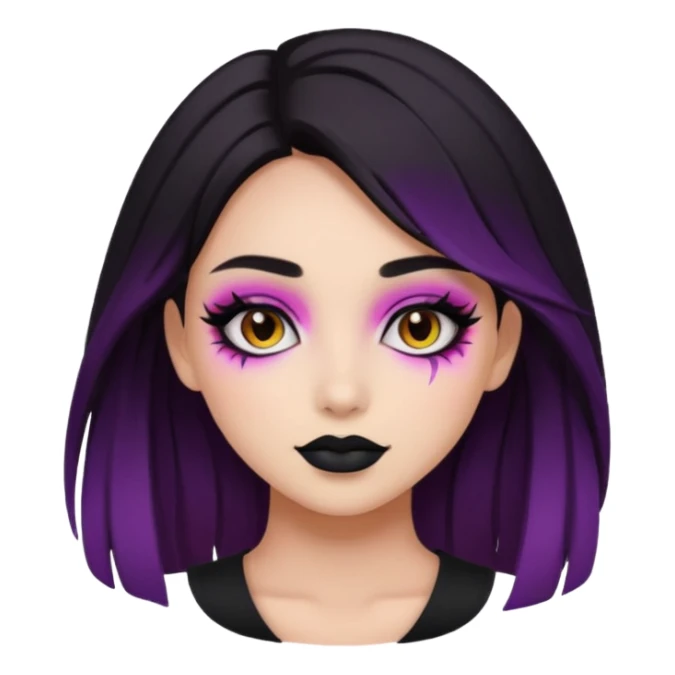emoji girl e-girl sticker