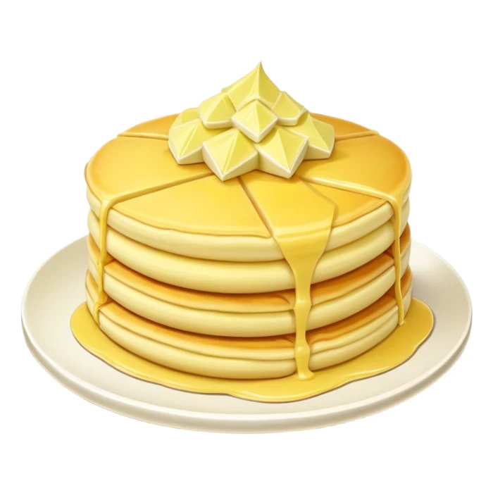 Chinese durian pancake, yellow pastry with cream filling sticker