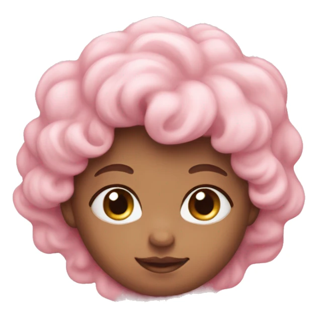 Baby pink pastel heart sticker