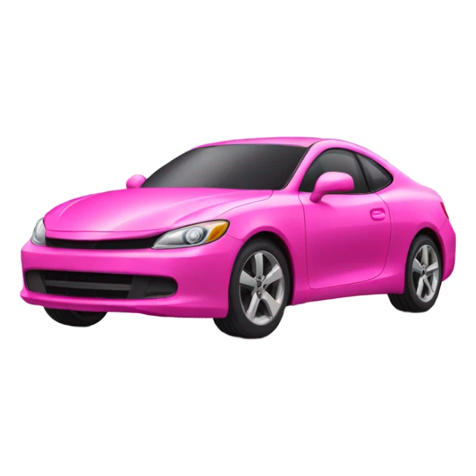 Pink car sticker