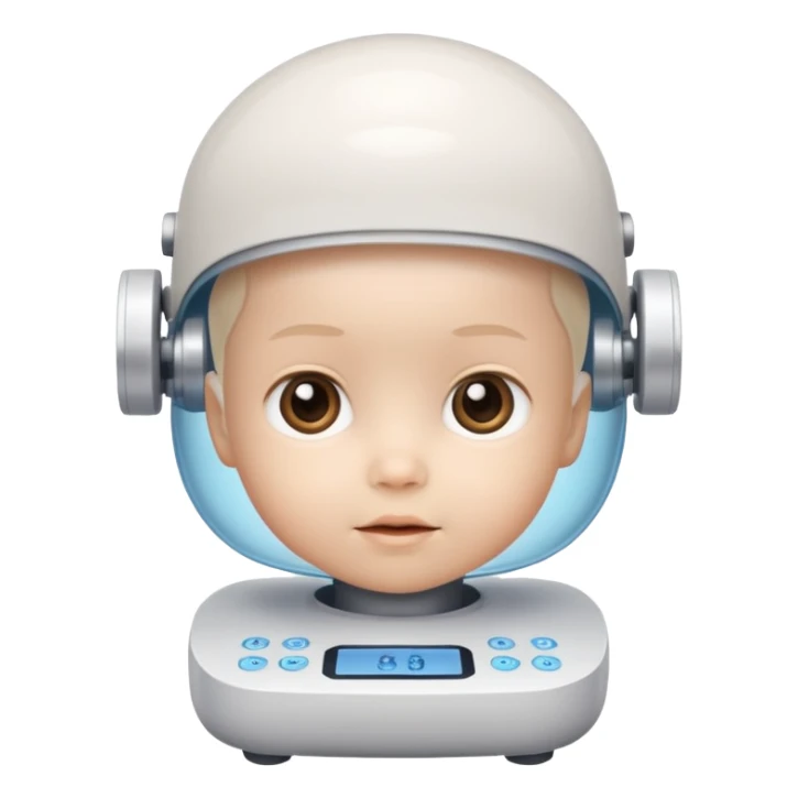 Ai generator with baby faxe sticker