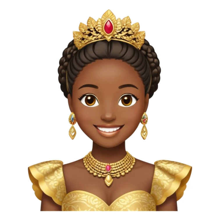 Aso ebi girl looking expensive  sticker