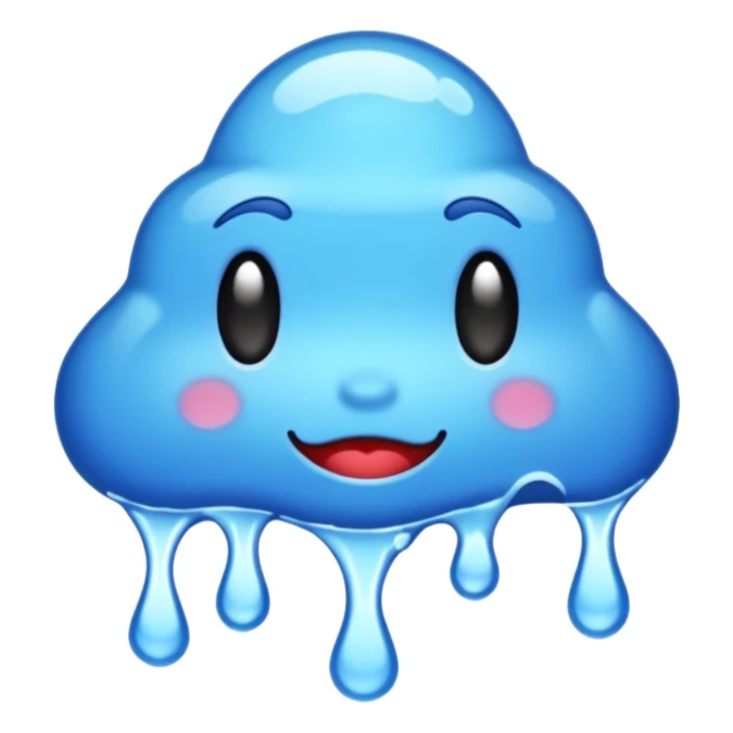 spell out the word "wavy" in a blue graffiti font sticker