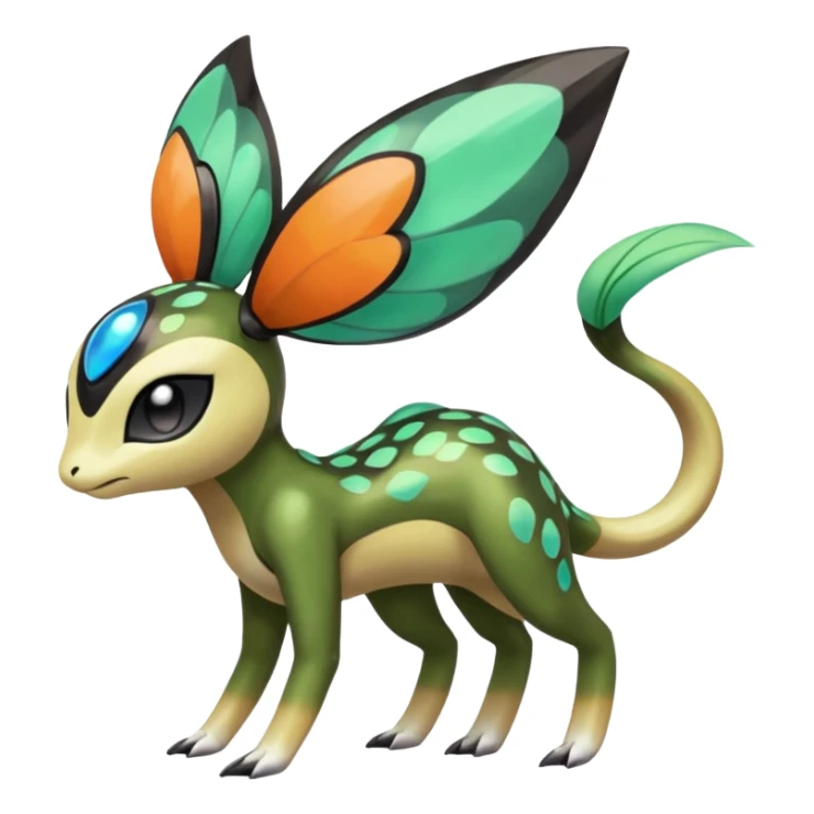 Meloetta-Gabite-Keldeon-Pokémon-Fakémon-fusion-hybrid-creature sticker