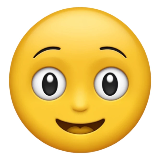 emoji rubah berwarna hitam putih sticker