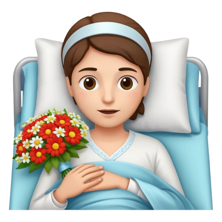 Happy wedding anniversary sick in the hospital  sticker