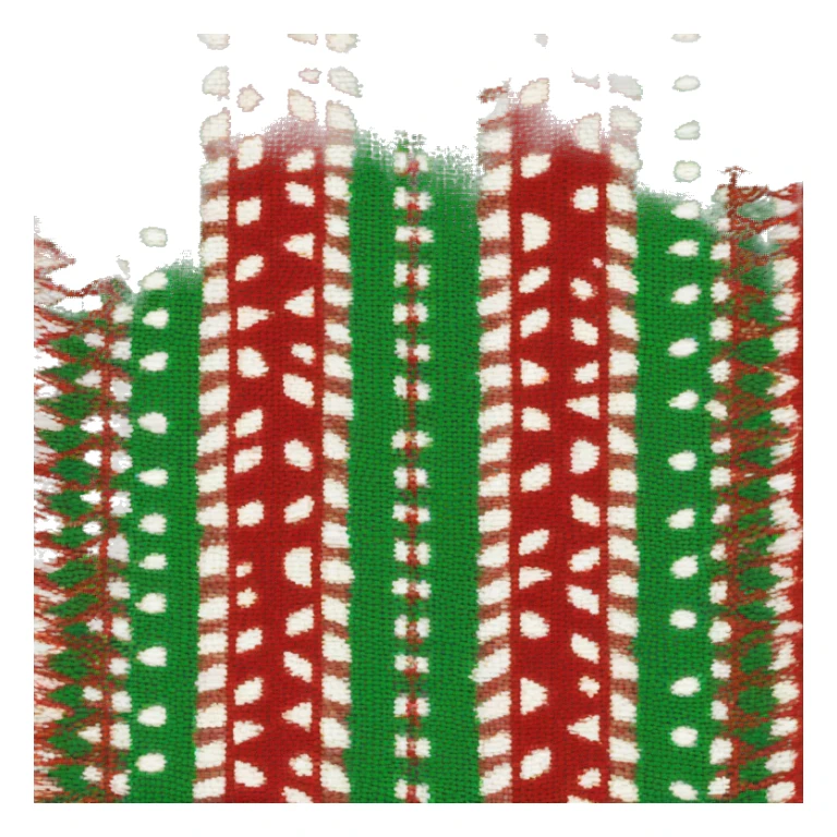 Red, white and green Scout scarf sticker