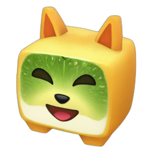 Kitsune fruit blox fruits roblox game sticker