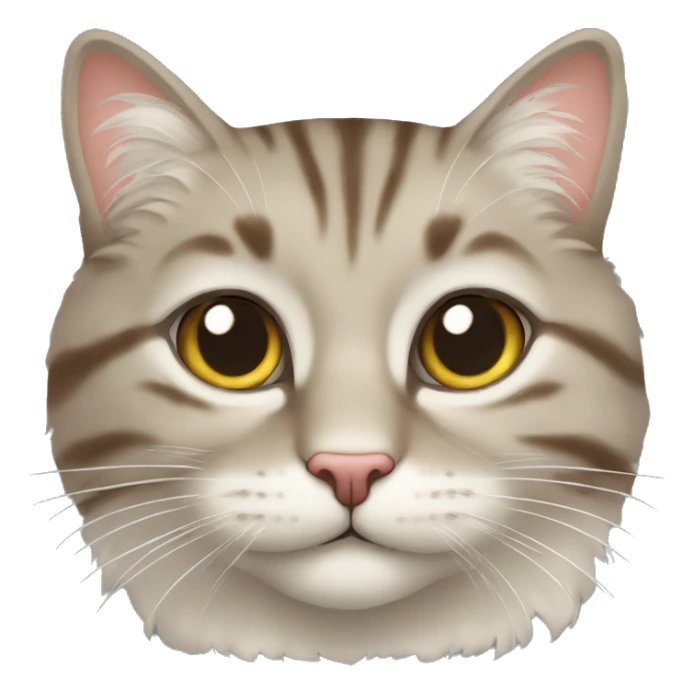 Gatto che dice ostia con un nuvoletta sticker