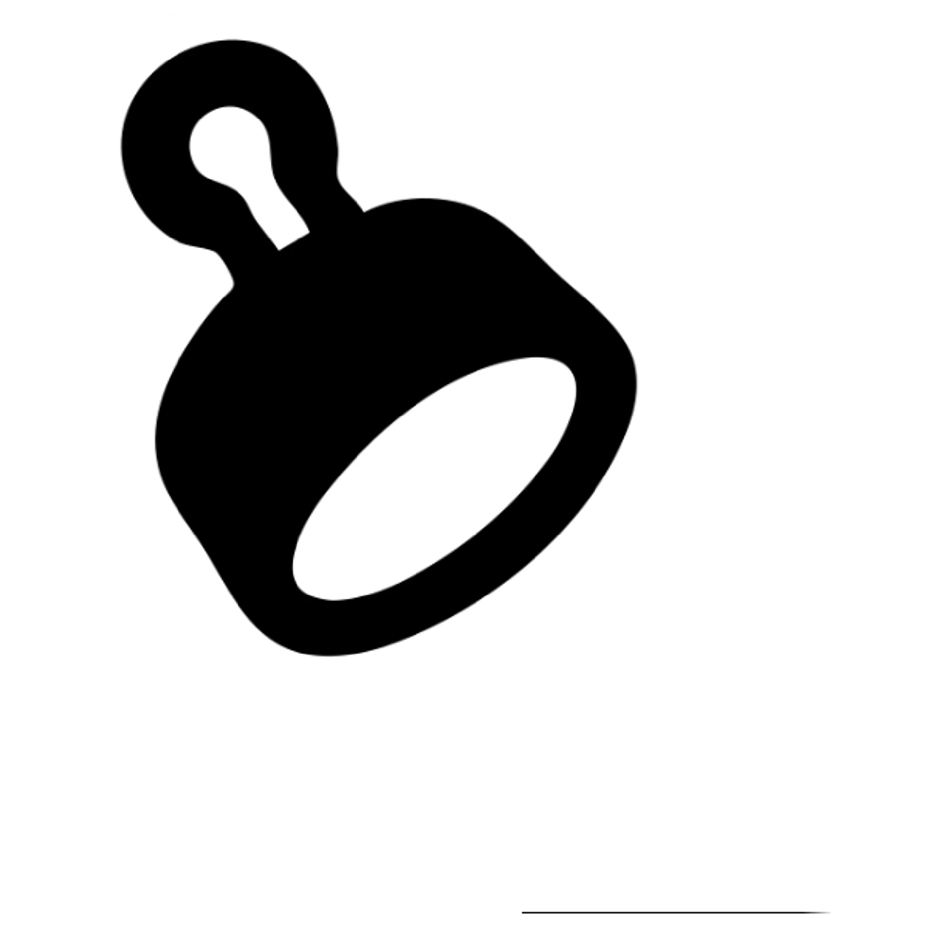 Minimal spotlight logo: small circular fixture on the upper left emitting a single filled wedge of light angled 15 degrees downward, monoline outline for the fixture, filled beam in solid emerald green, white 1-to-1 canvas, clean vector design, no text, no background clutter
 sticker