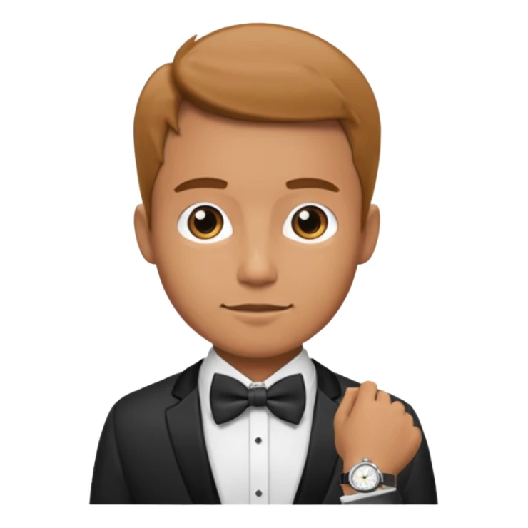 Male wearing watch (open collar)

Male wearing watch + bow tie sticker
