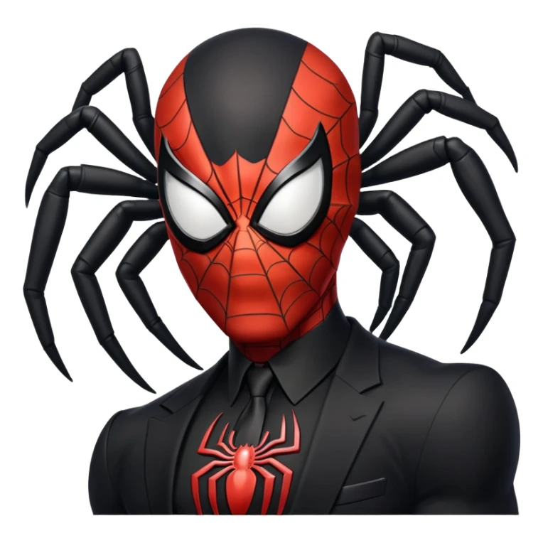 evil spiderman sticker