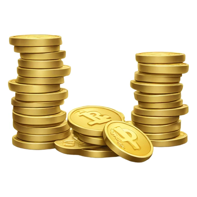 copy this 💸 but instead of money use gold coin sticker