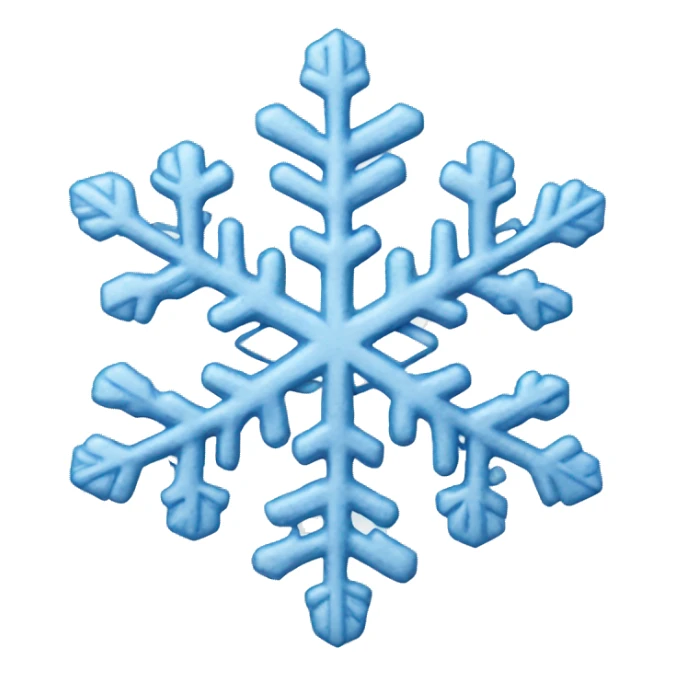 Snowflake sticker