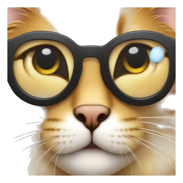 Un chat malicieux avec des lunettes de soleil faisant un clin d'œil sticker
