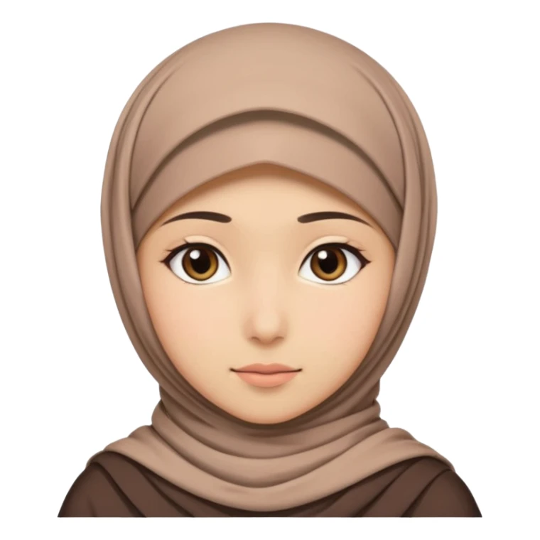 Muslim girl anime sticker