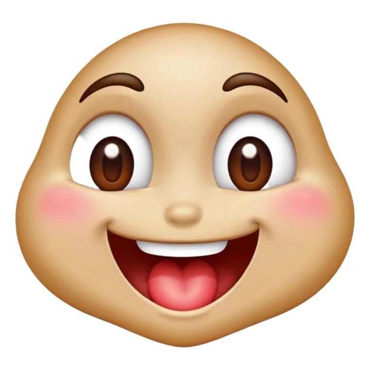 Drooling face with heart shaped eyes sticker