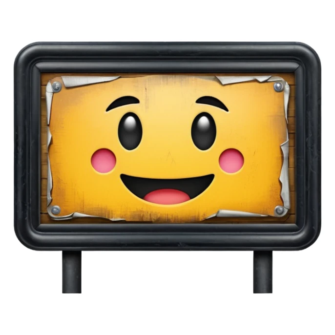 free ad, billboard with free banner sticker