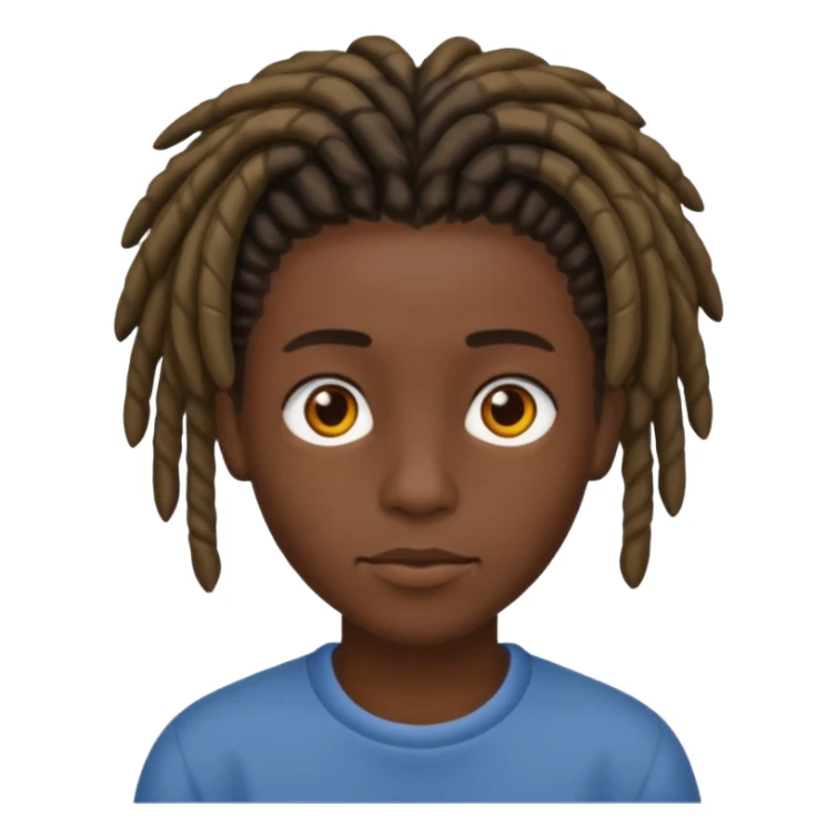 Make hair short dreads sticker