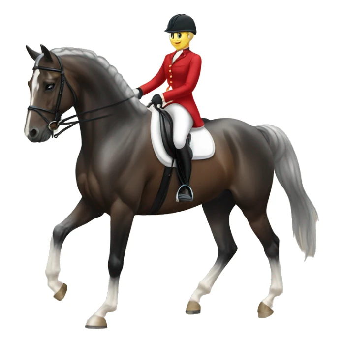 Dressage horse  sticker