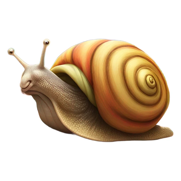 snail with a cozy colorful blanket sticker
