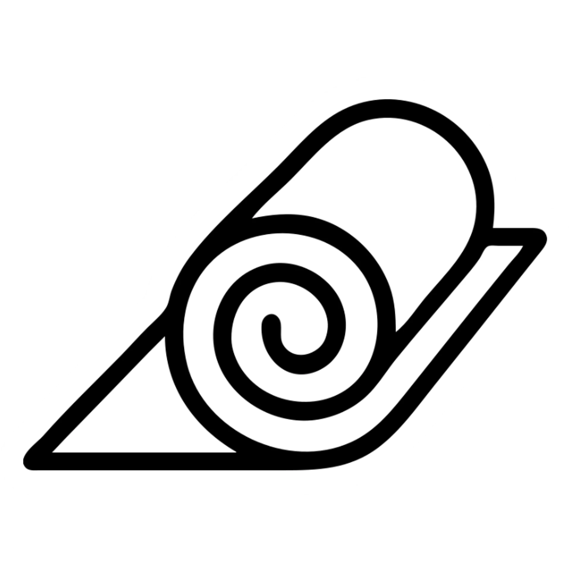 icon on the theme of post yoga classes.  sticker