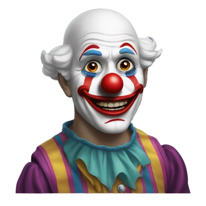 Art the clown sticker