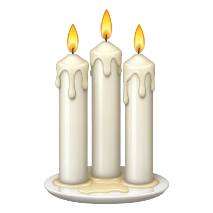 Wedding candles (for traditional weddings) sticker