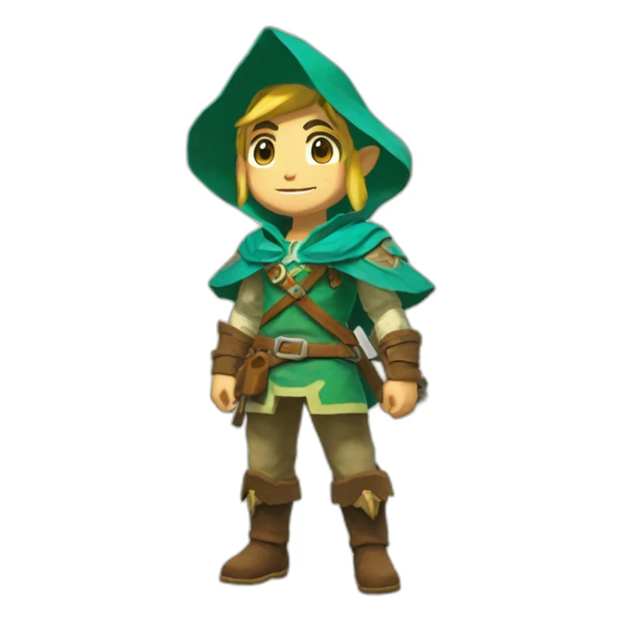 Jeune garçon de 7 ans en Zelda de BOTW sticker