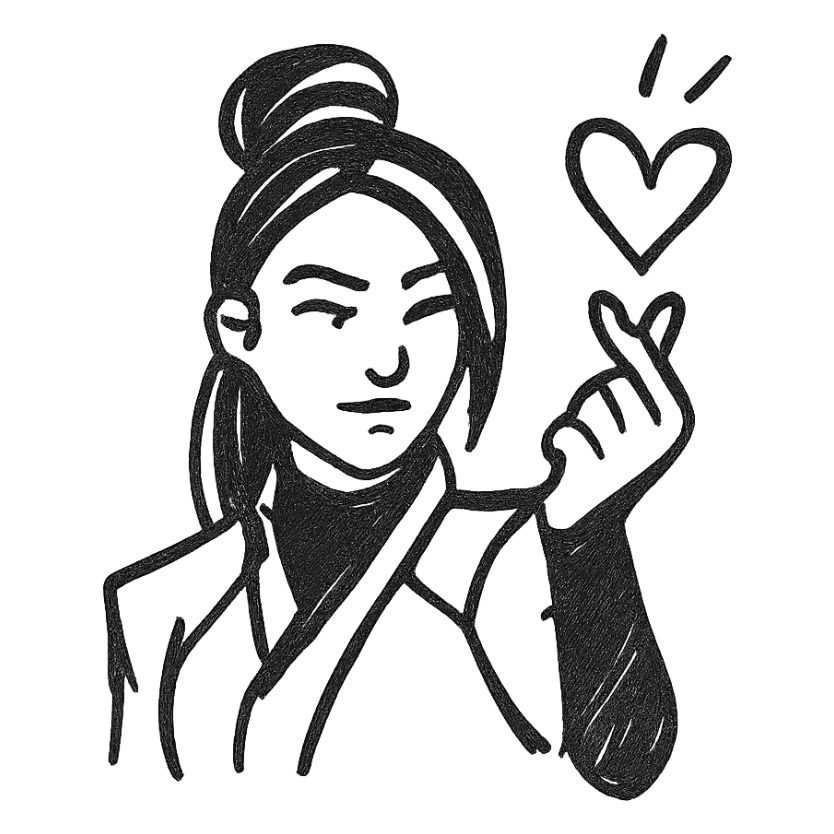 Sage from Valorant draws a heart, the heart must be animated sticker